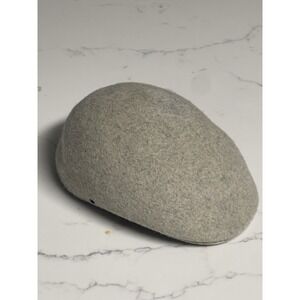 Flechet Wool Flat Cap Gray Tweed Newsboy Ivy Hat Men's Made in France